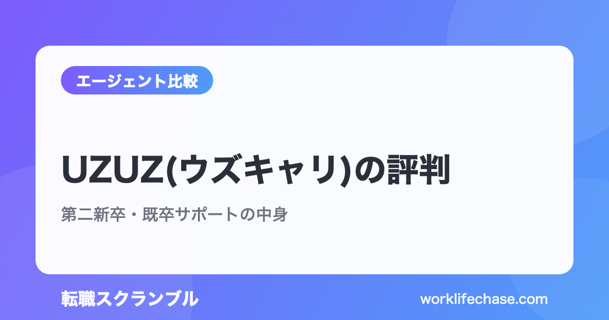 UZUZ(ウズキャリ)の評判
